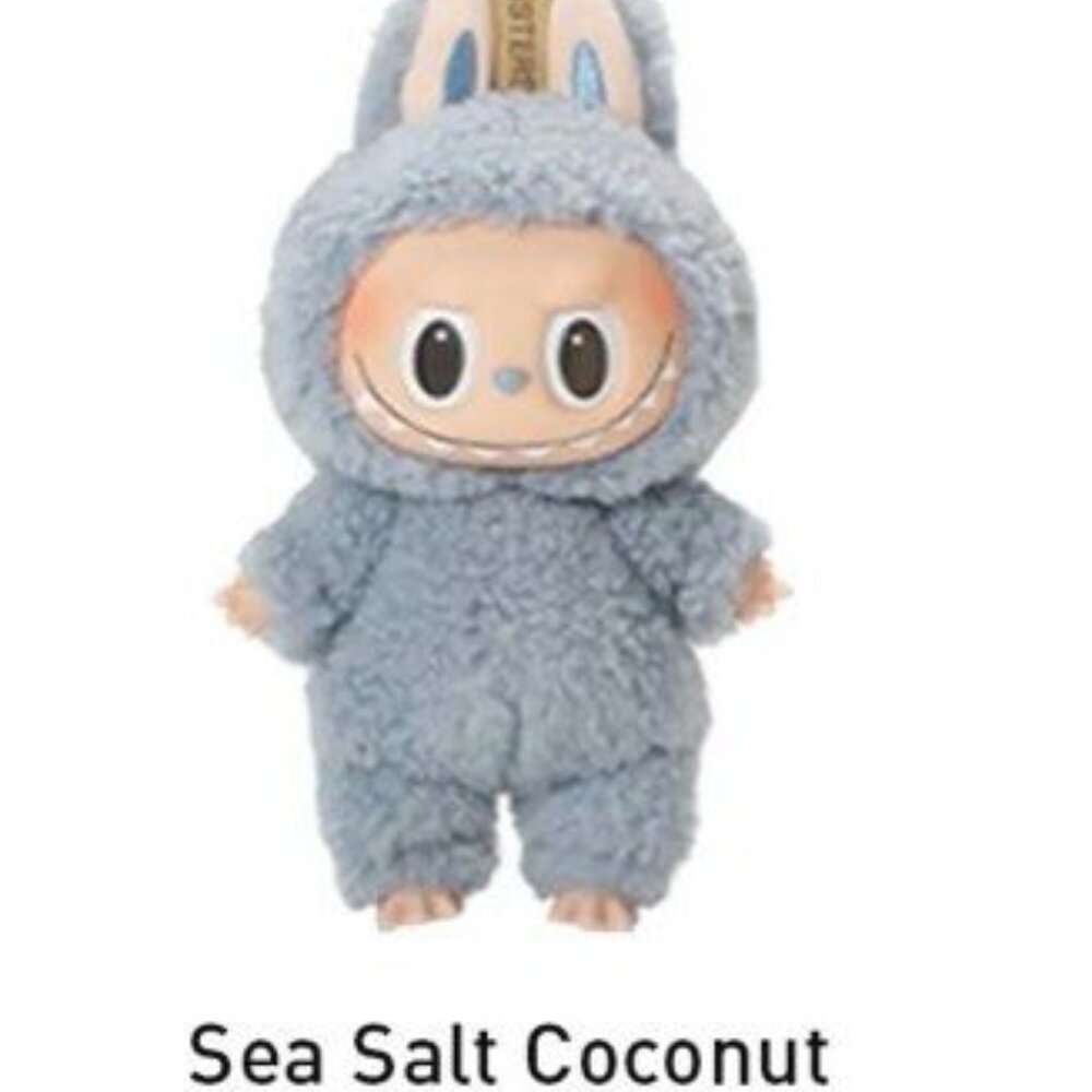 Monster keychain labubu lafufu v1 exciting macaron sea salt coconut
